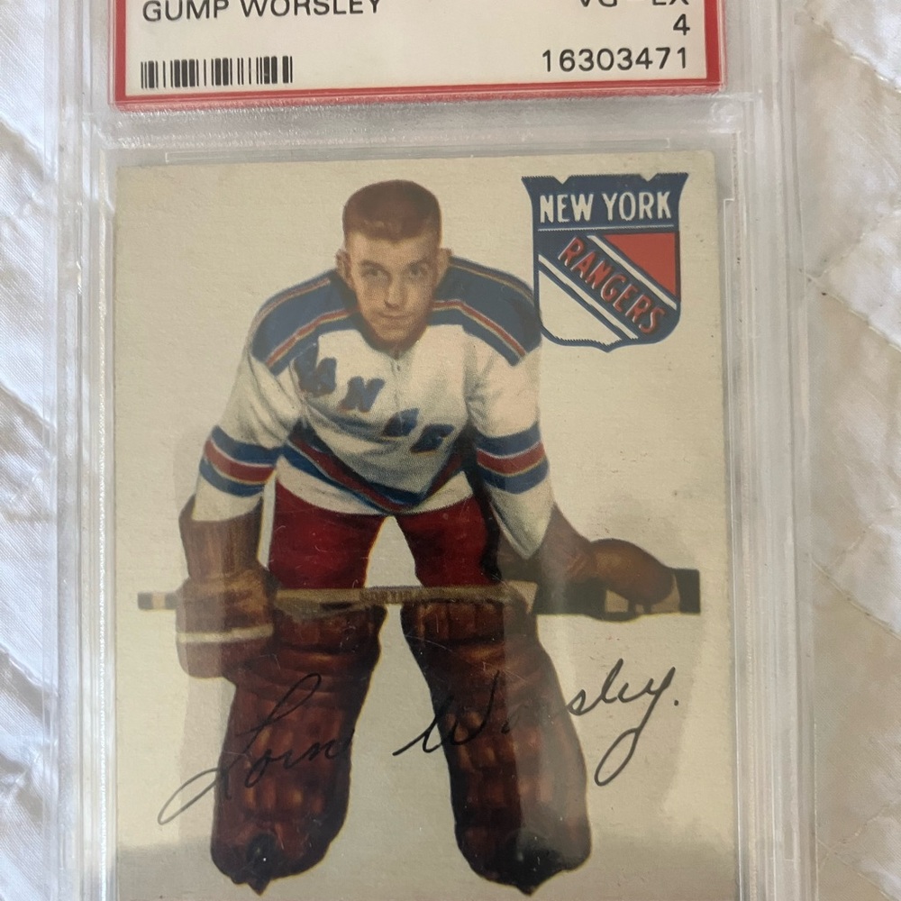 Gump Worsley Hockey Card